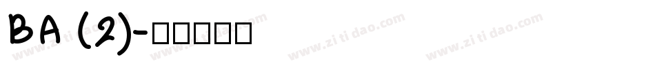 BA (2)字体转换